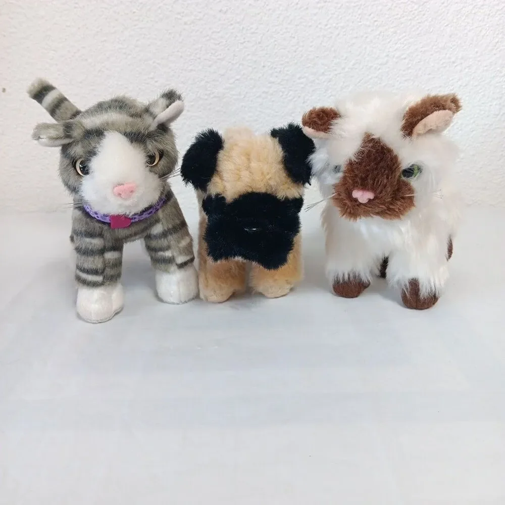 Battat Sofia's Pet Kitty Cat Dog Carrier Bed Bowl Blanket Bones Lot Pink For 18